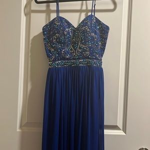 Sequined prom dress